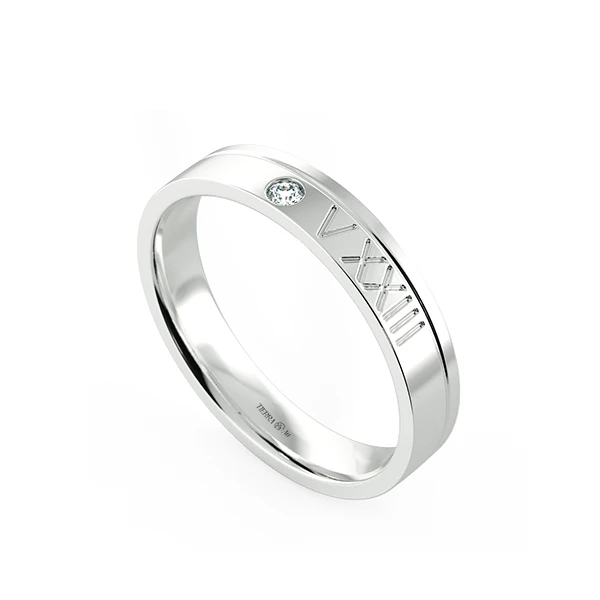 Modern Wedding Band Set NCC2036 4